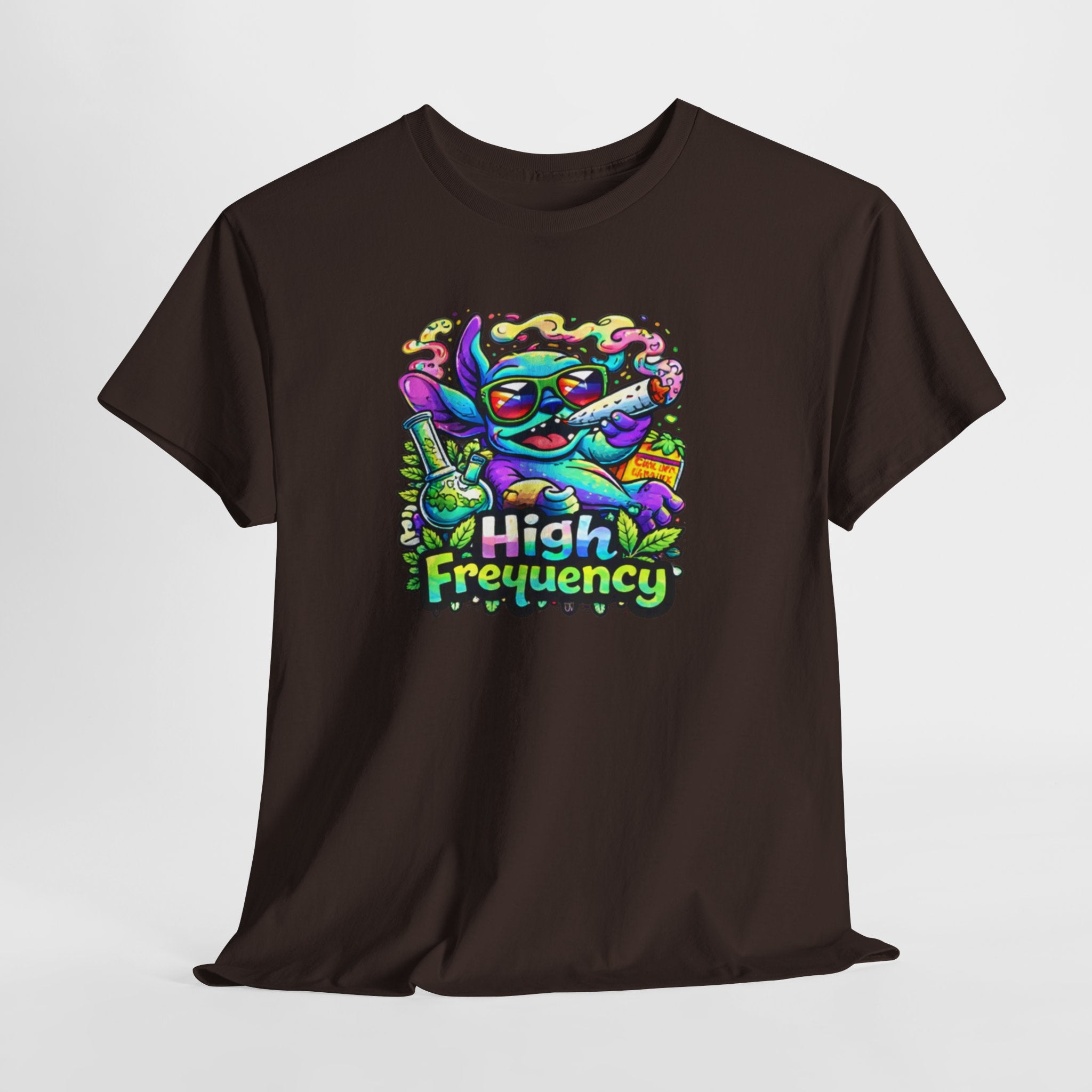 Psychedelic Cat 'High Frequency' Graphic Tee