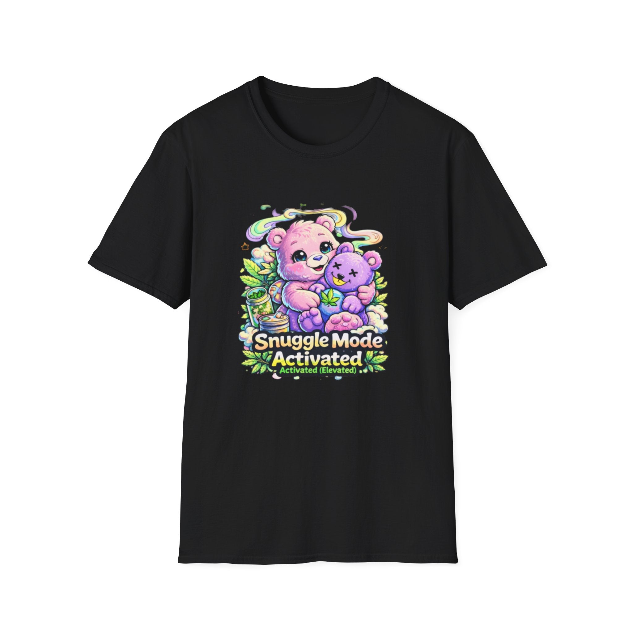 Snuggle Mode Activated T-Shirt — Cute Bear Cuddle Graphic Tee