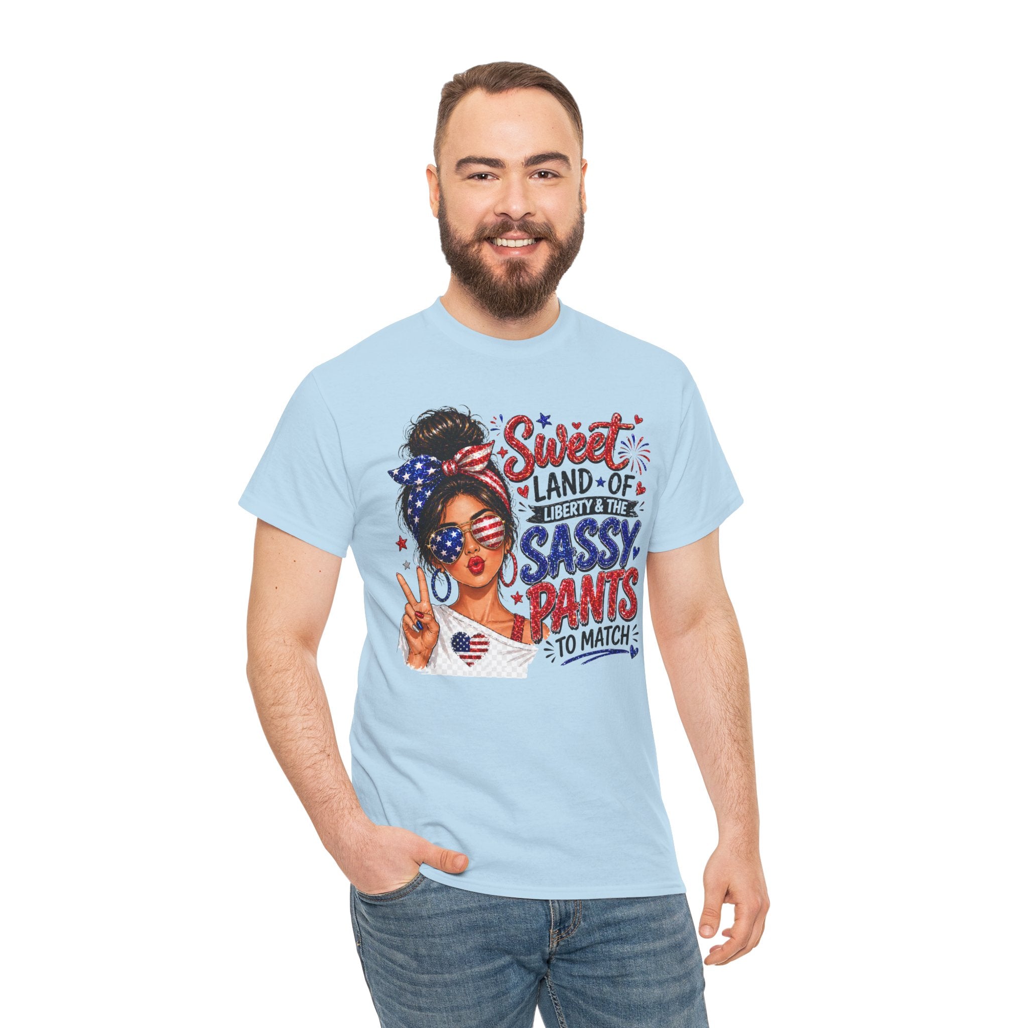 Patriotic 'Sweet Land of Liberty' Sassy Pants Tee