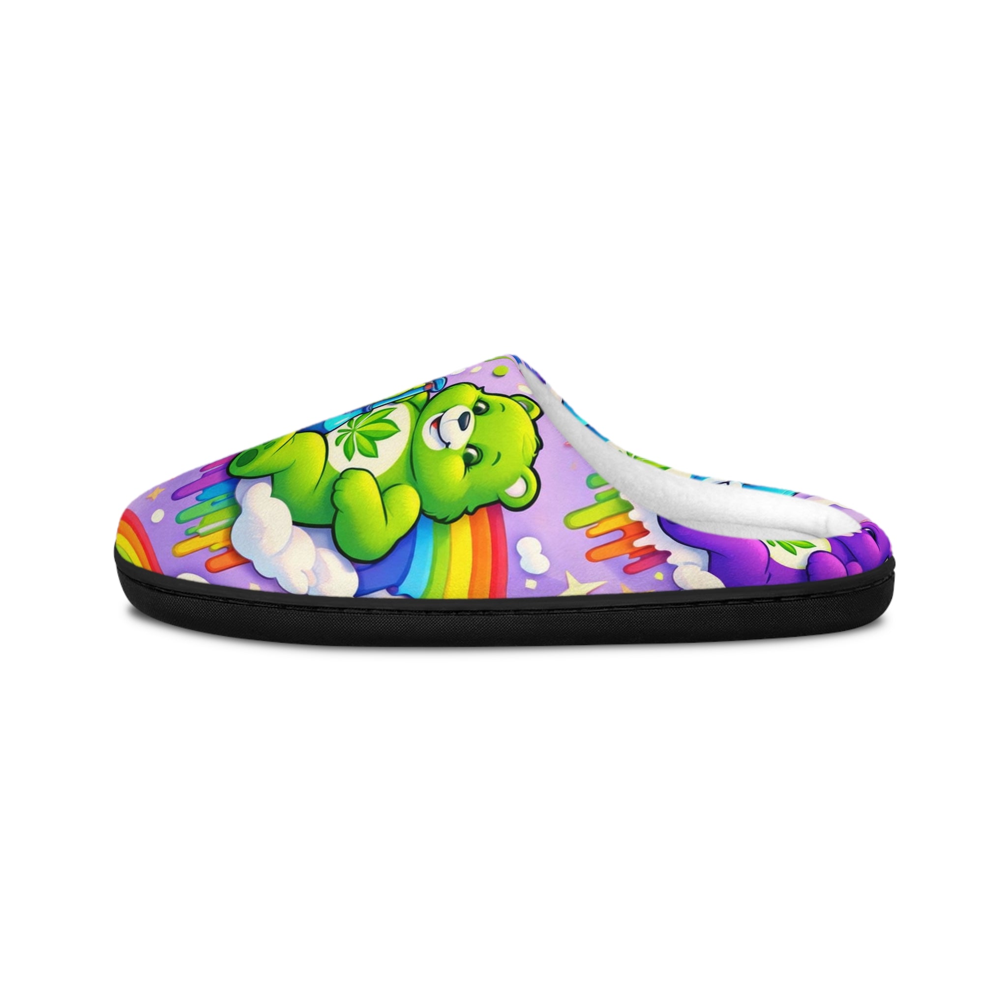 Women's Slippers - Cute Green Dinosaur Pattern Indoor House Slippers