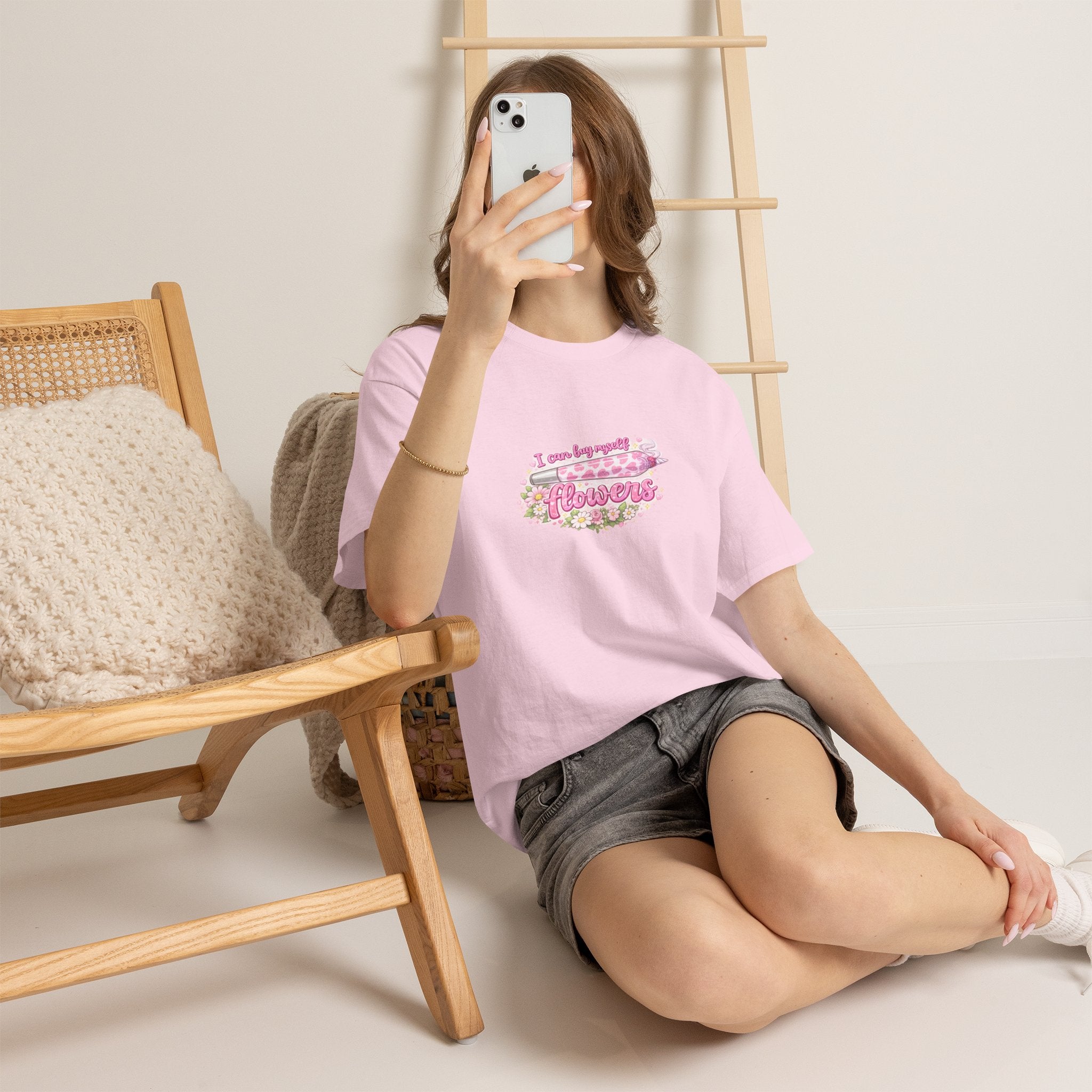 Floral 'I Own A Bouquet Of Flowers' Graphic Tee — Women's Cute Garden Shirt