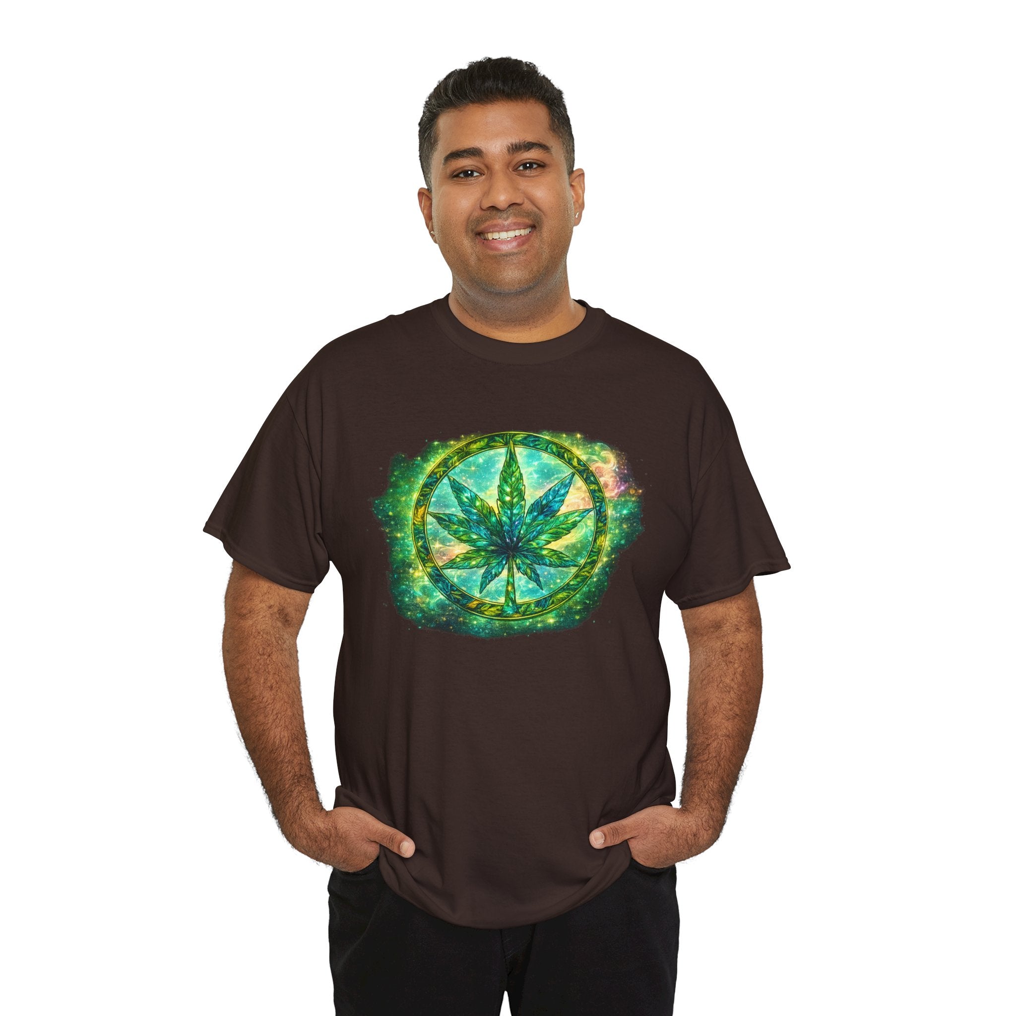 Marijuana Leaf Tie-Dye T-Shirt
