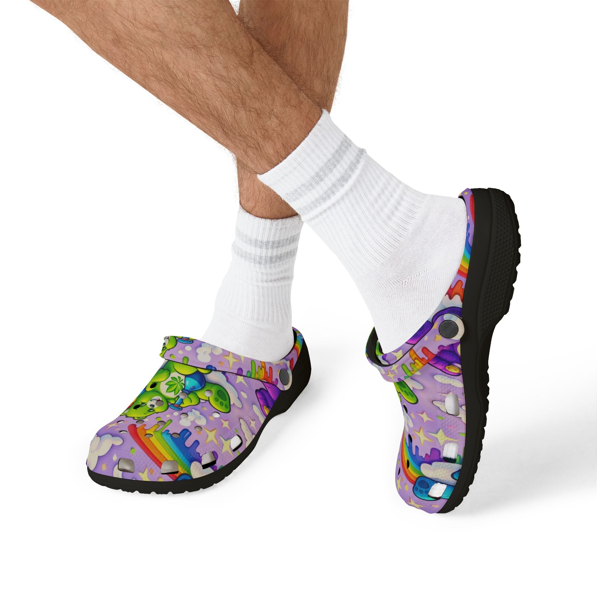 Care Bears Rainbow Clog — Colorful EVA Foam Slip-On Shoes