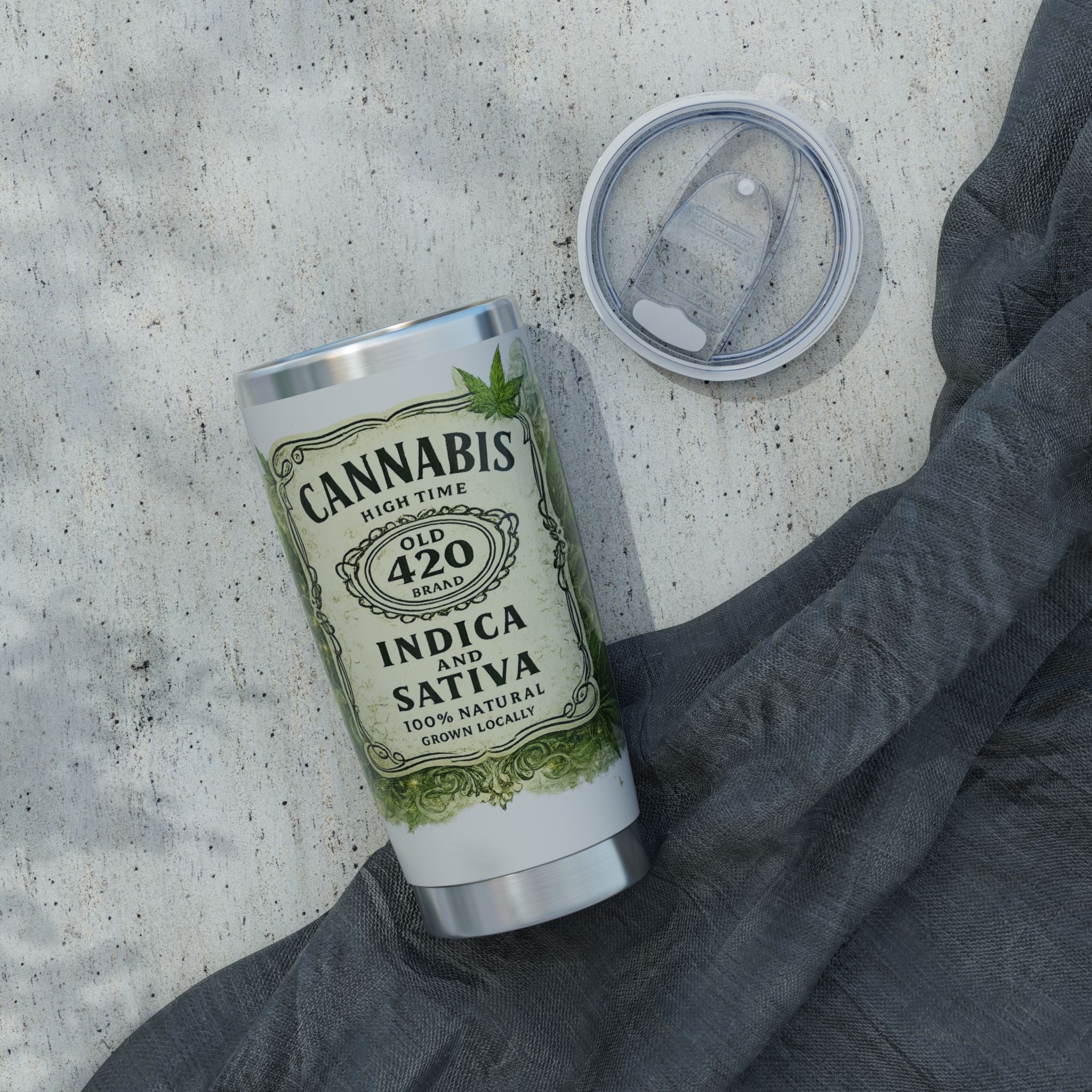Cannabis 420 Tumbler — 20oz Insulated Vagabond Travel Cup