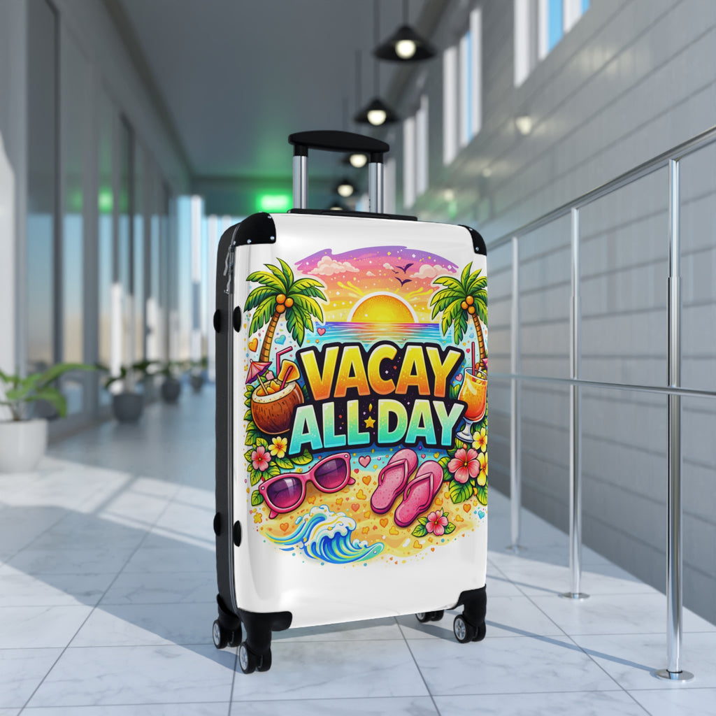 Suitcase - Vacay All Day Beach Carry-On Luggage