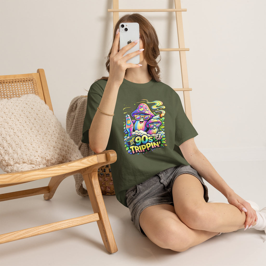 90s Trippin' Mushroom Tee