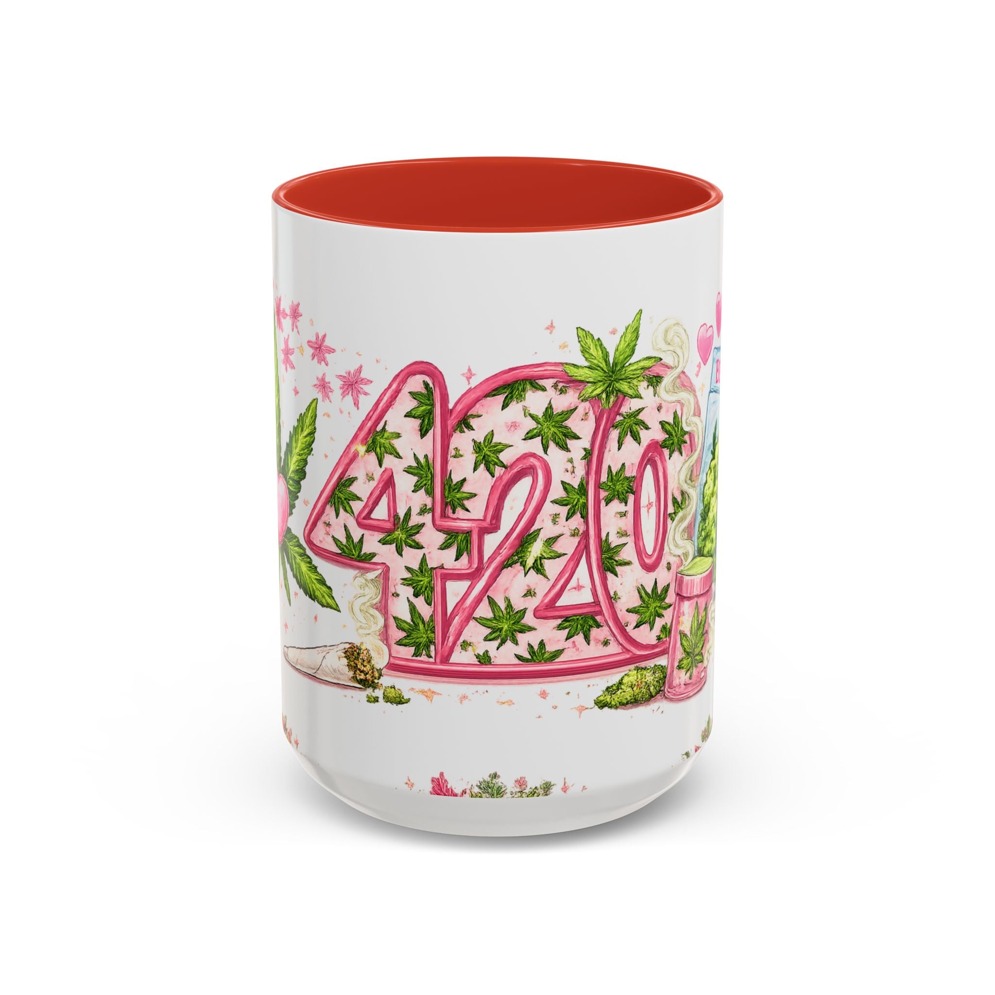 420 Cannabis Coffee Mug — 'Best Buds' Accent Tea Cup (11/15oz)