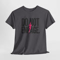 Do Not Engage Lightning Tee — Funny Bold Graphic T‑Shirt