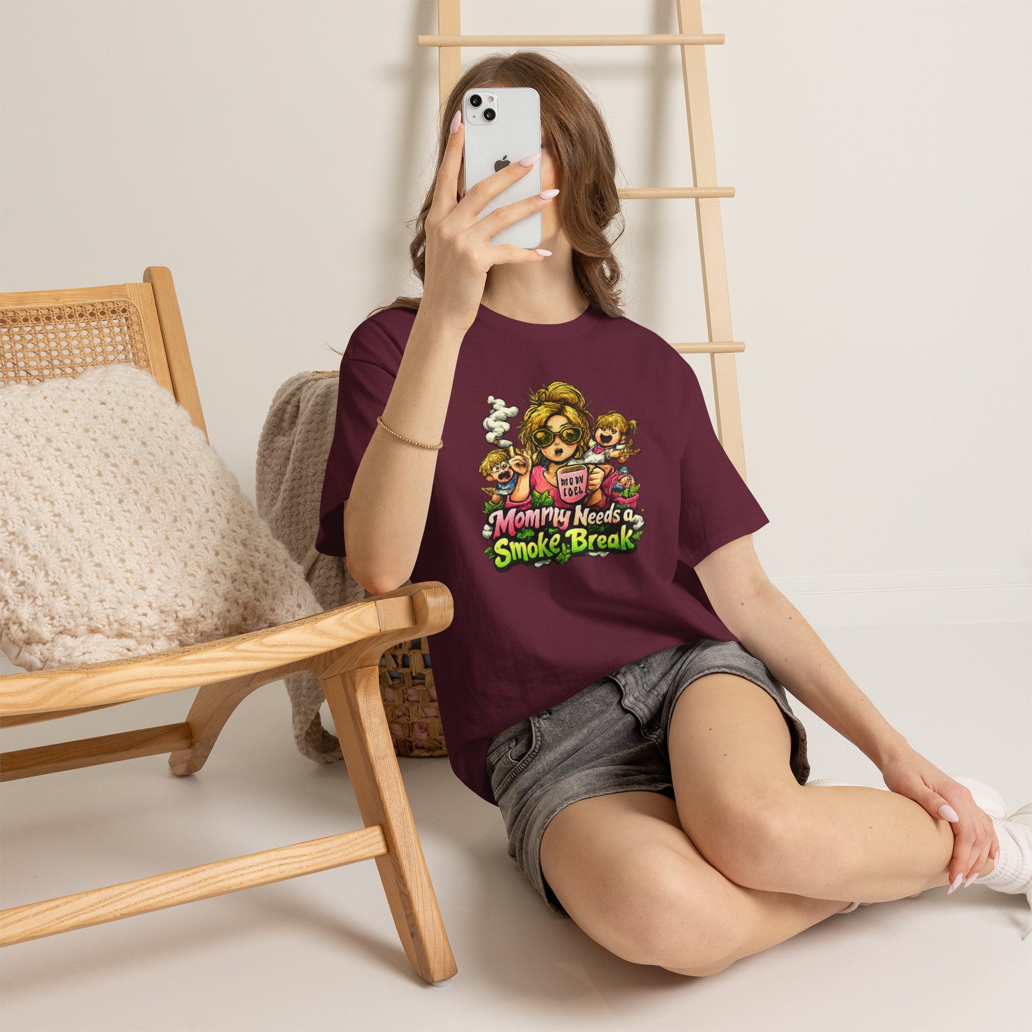 Mommy Needs a Smoke Break T-Shirt — Funny Mom Graphic Tee