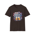 Red, White & Boozy Beer T-Shirt — Patriotic 4th of July Party Tee