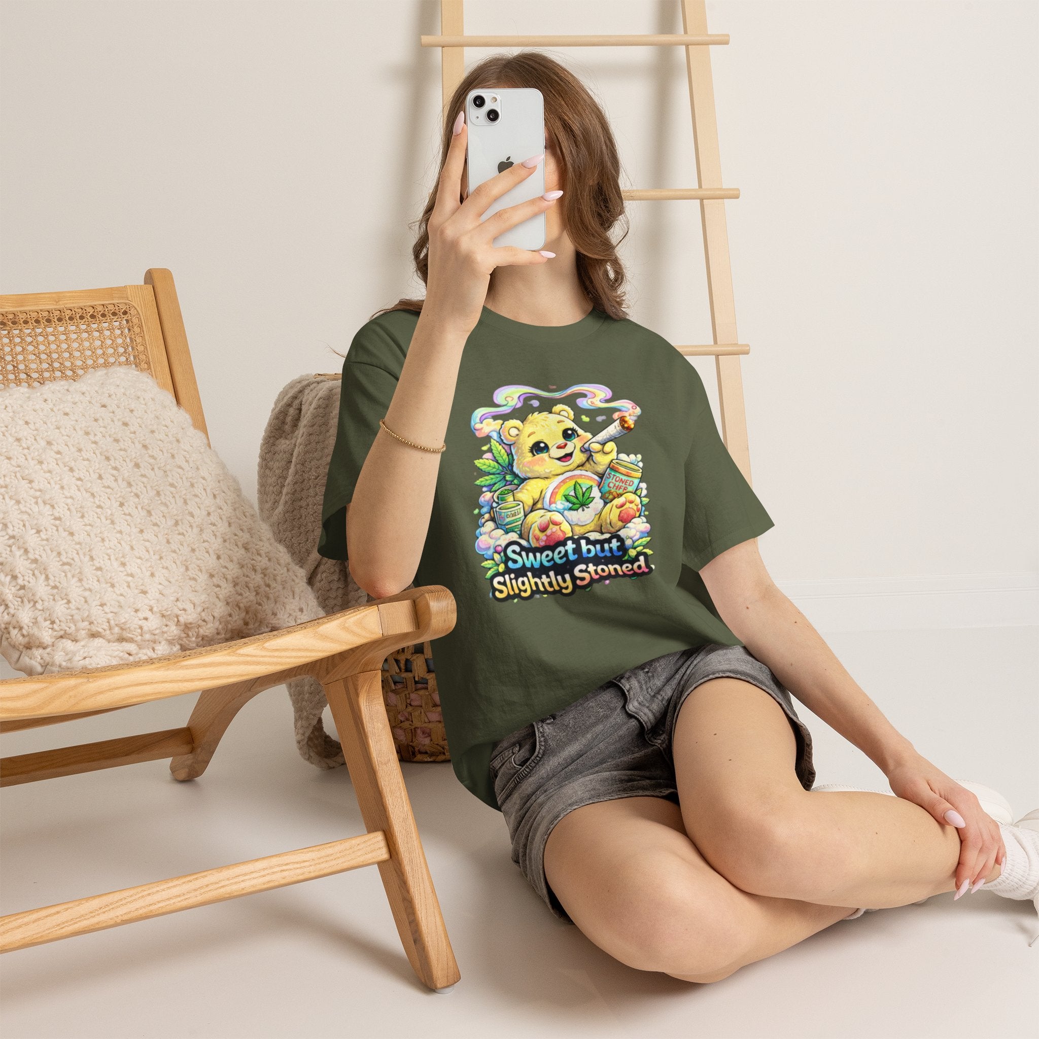 Sweet But Slightly Stoned Bear T-Shirt