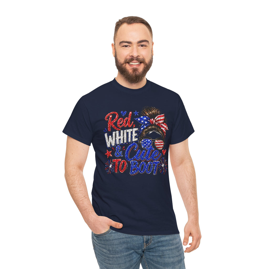 Patriotic 'Red White & Cute To Boot' Tee