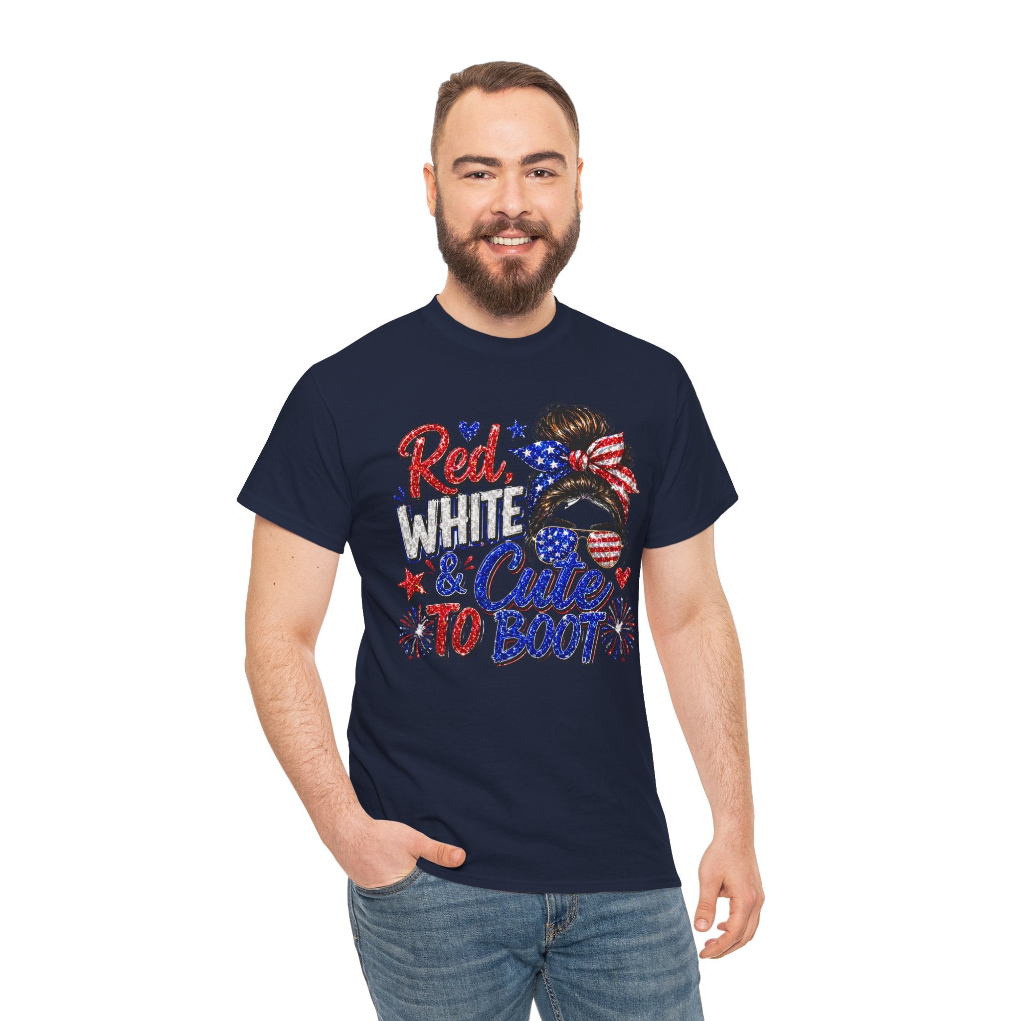 Patriotic 'Red White & Cute To Boot' Tee