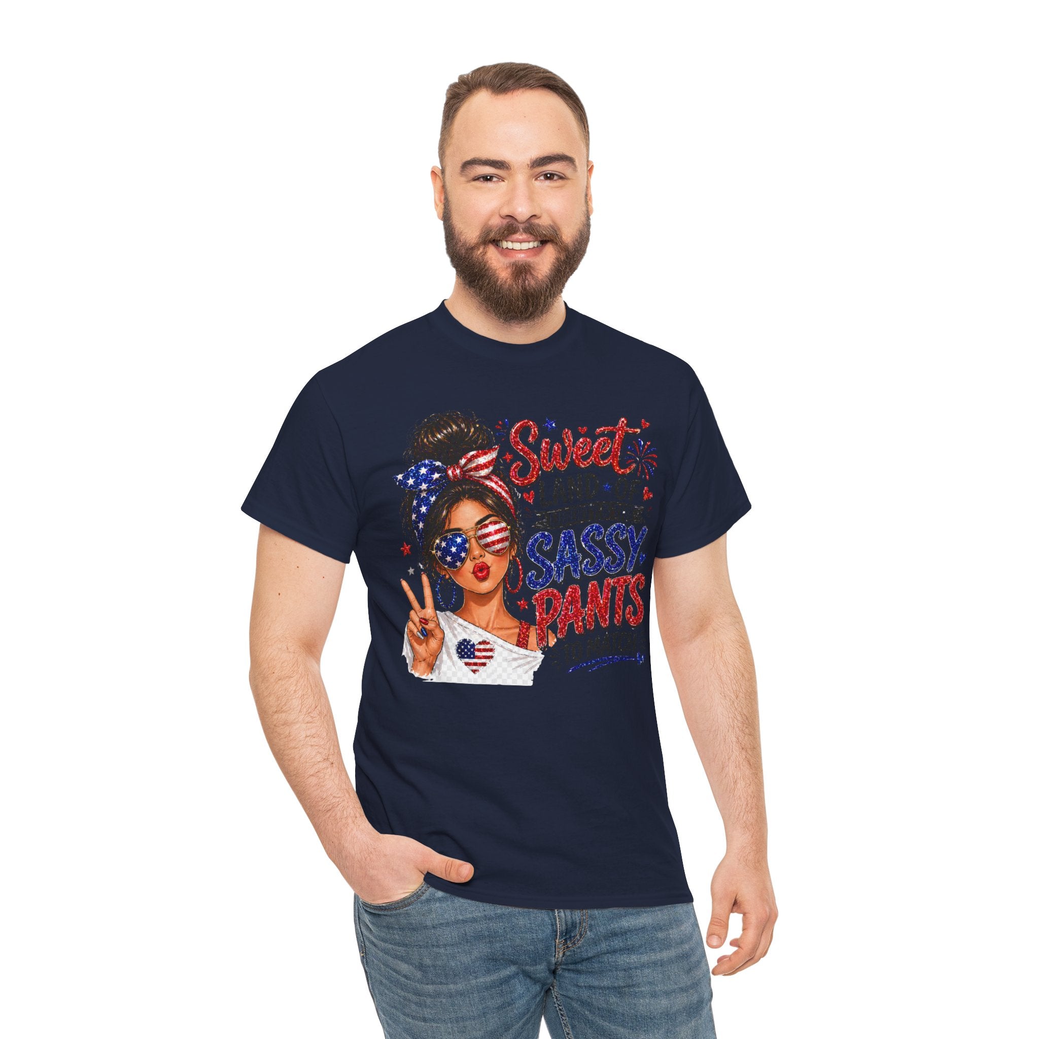 Patriotic 'Sweet Land of Liberty' Sassy Pants Tee