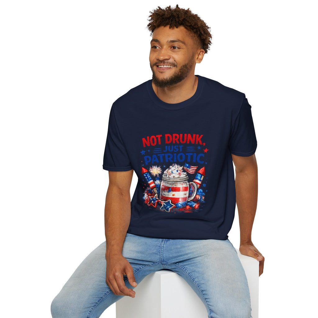 Patriotic 'Not Drunk, Just Patriotic' T-Shirt