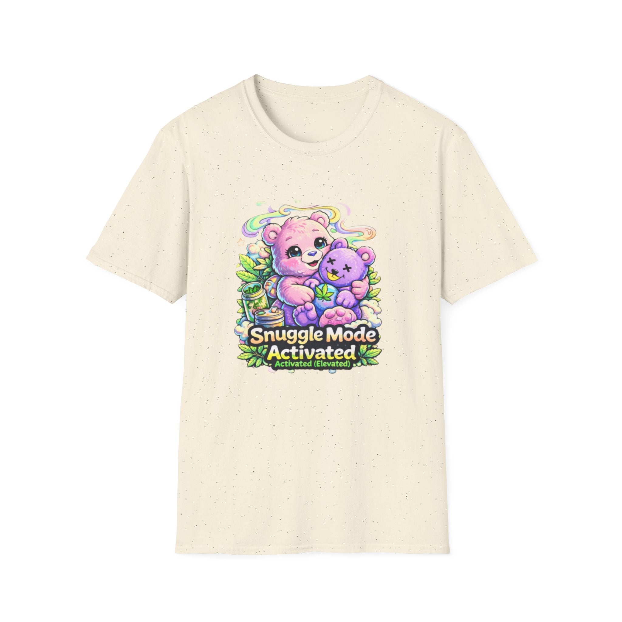Snuggle Mode Activated T-Shirt — Cute Bear Cuddle Graphic Tee