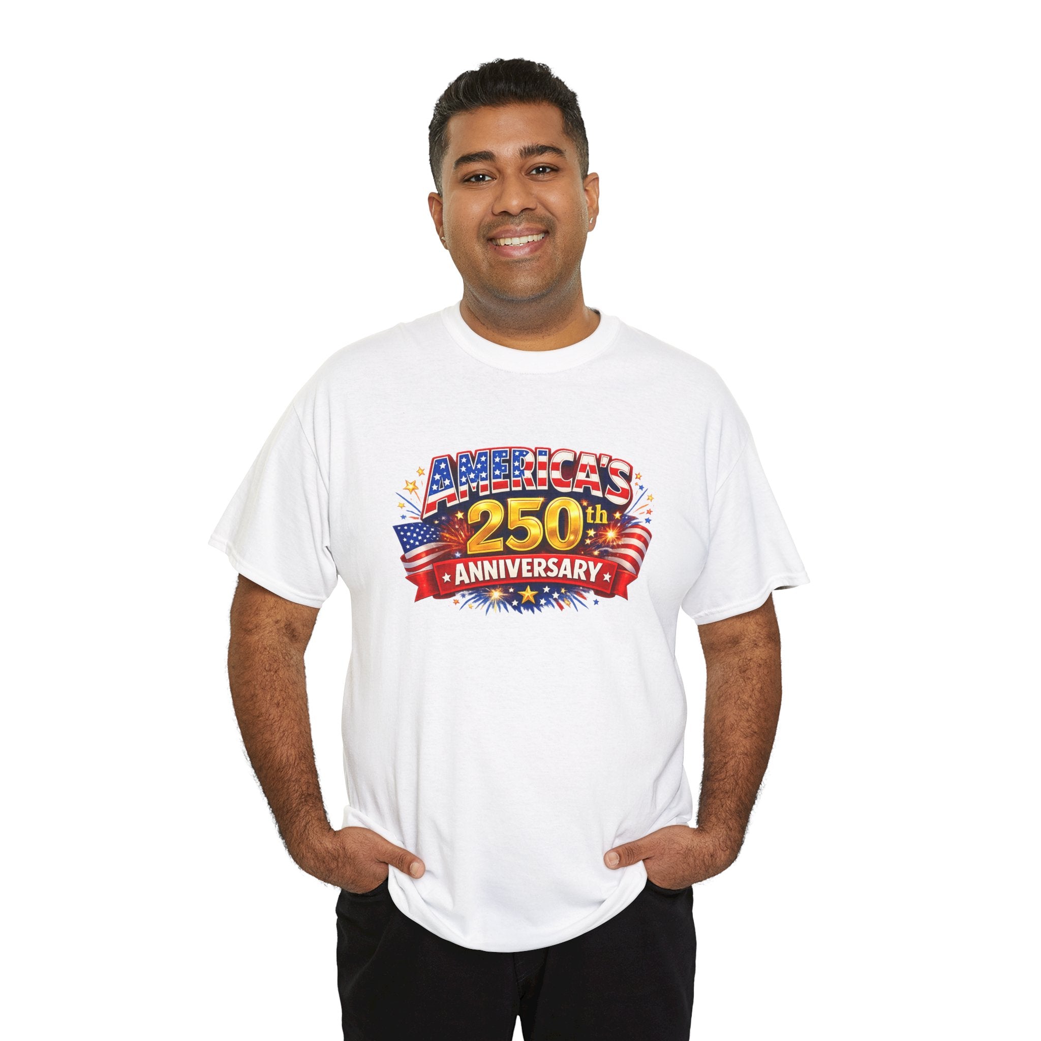 America's 250th Anniversary T-Shirt — Patriotic 4th of July Tee