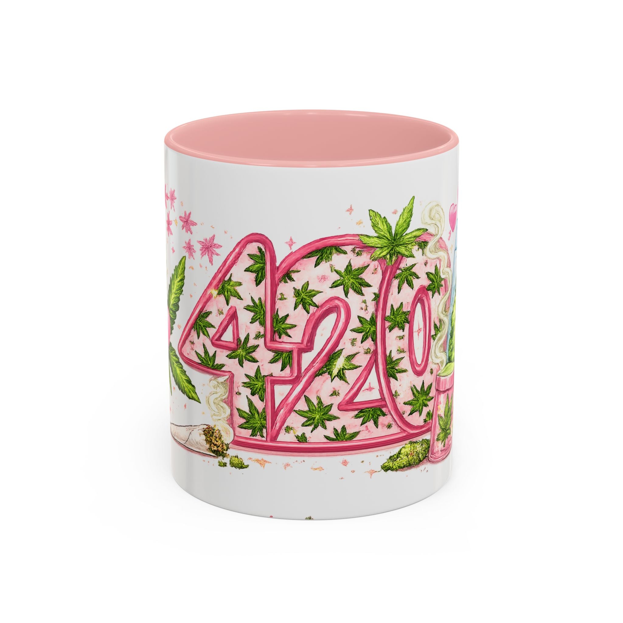 420 Cannabis Coffee Mug — 'Best Buds' Accent Tea Cup (11/15oz)