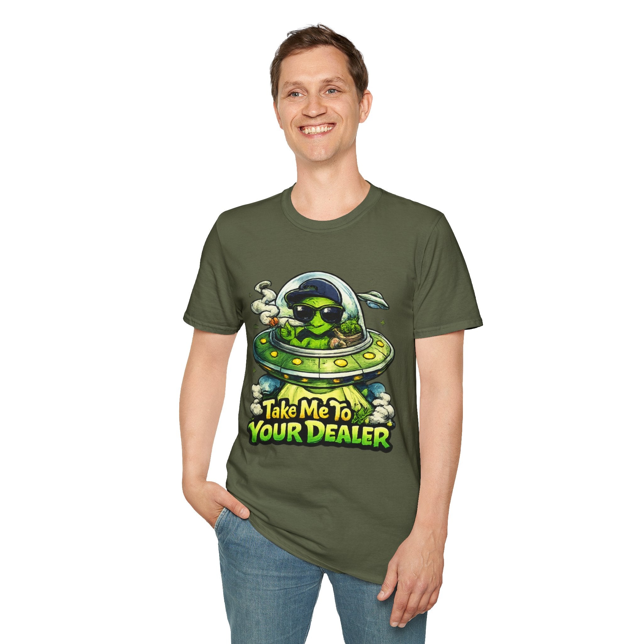 Take Me To Your Dealer Alien T-Shirt