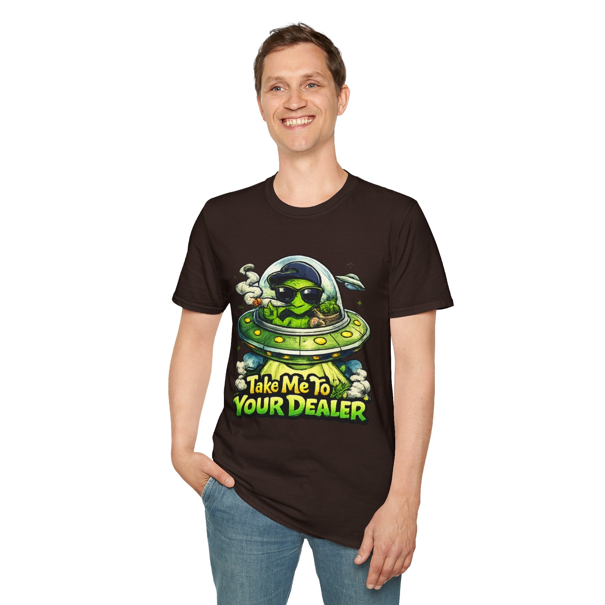 Take Me To Your Dealer Alien T-Shirt