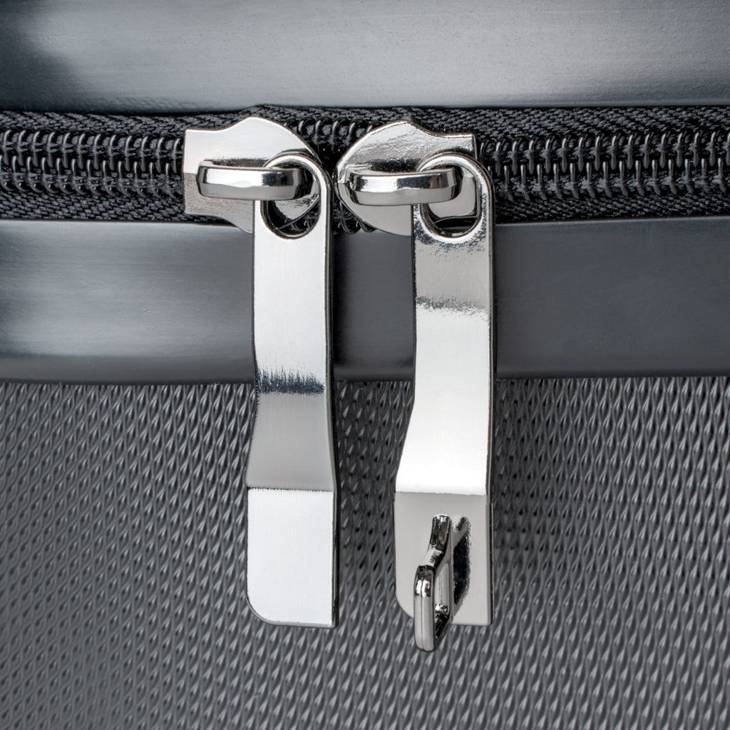 Neon Roadtrip Suitcase – Retro Van & Palm Pattern Carry-On