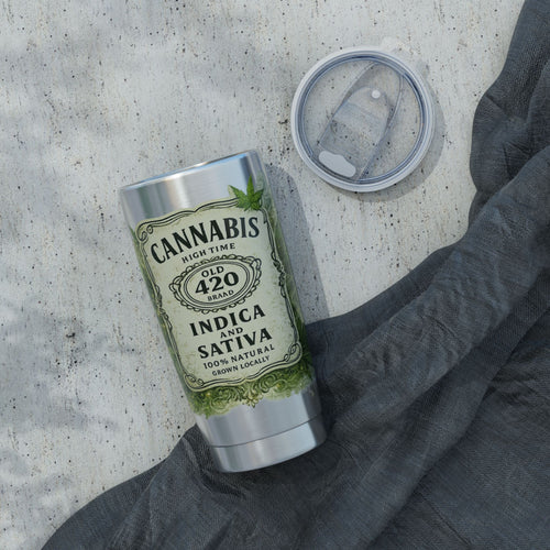 Cannabis 420 Tumbler — 20oz Insulated Vagabond Travel Cup