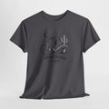 Unbothered Cowgirl Graphic Tee — Western Cowboy Hat & Cactus Design