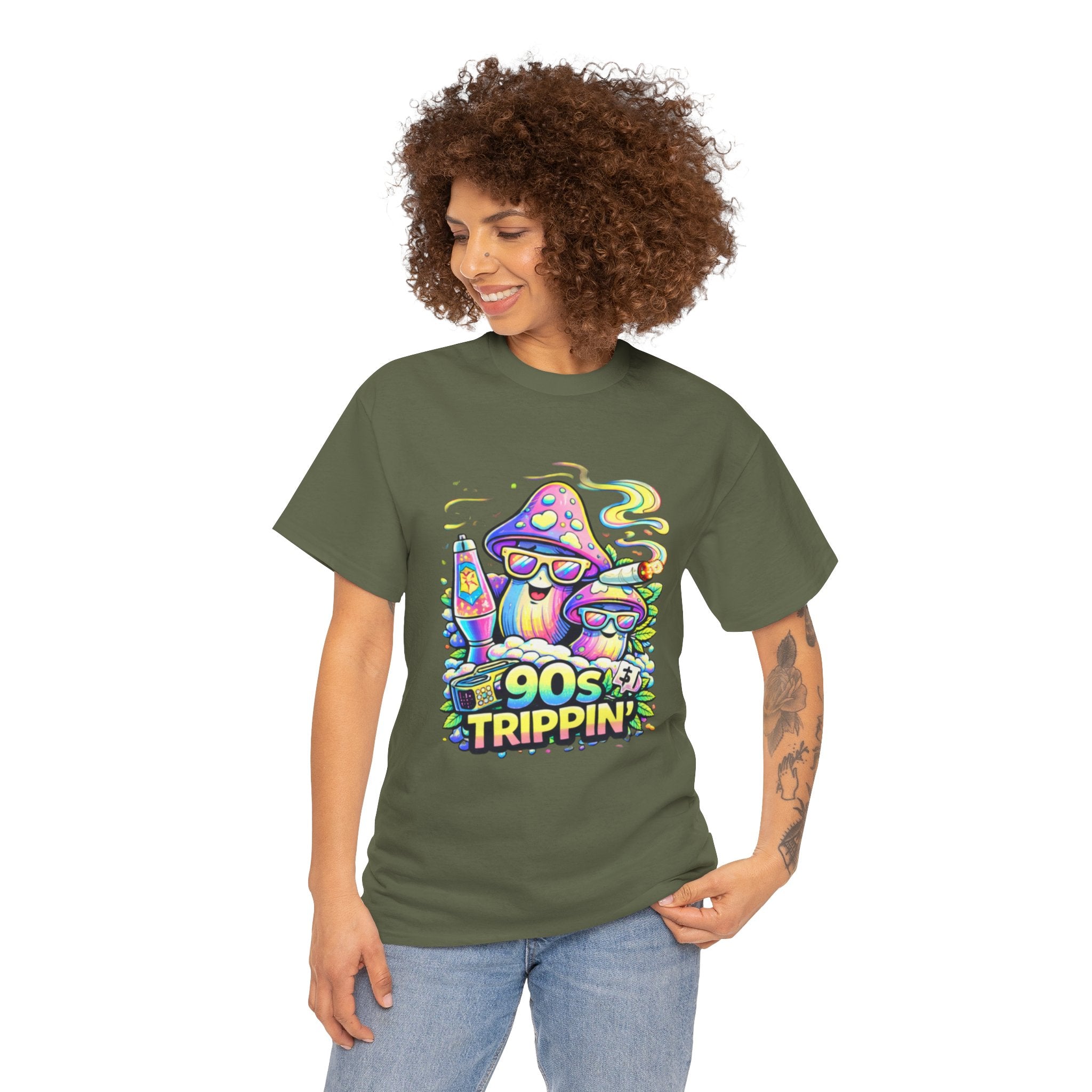 90s Trippin' Mushroom Tee