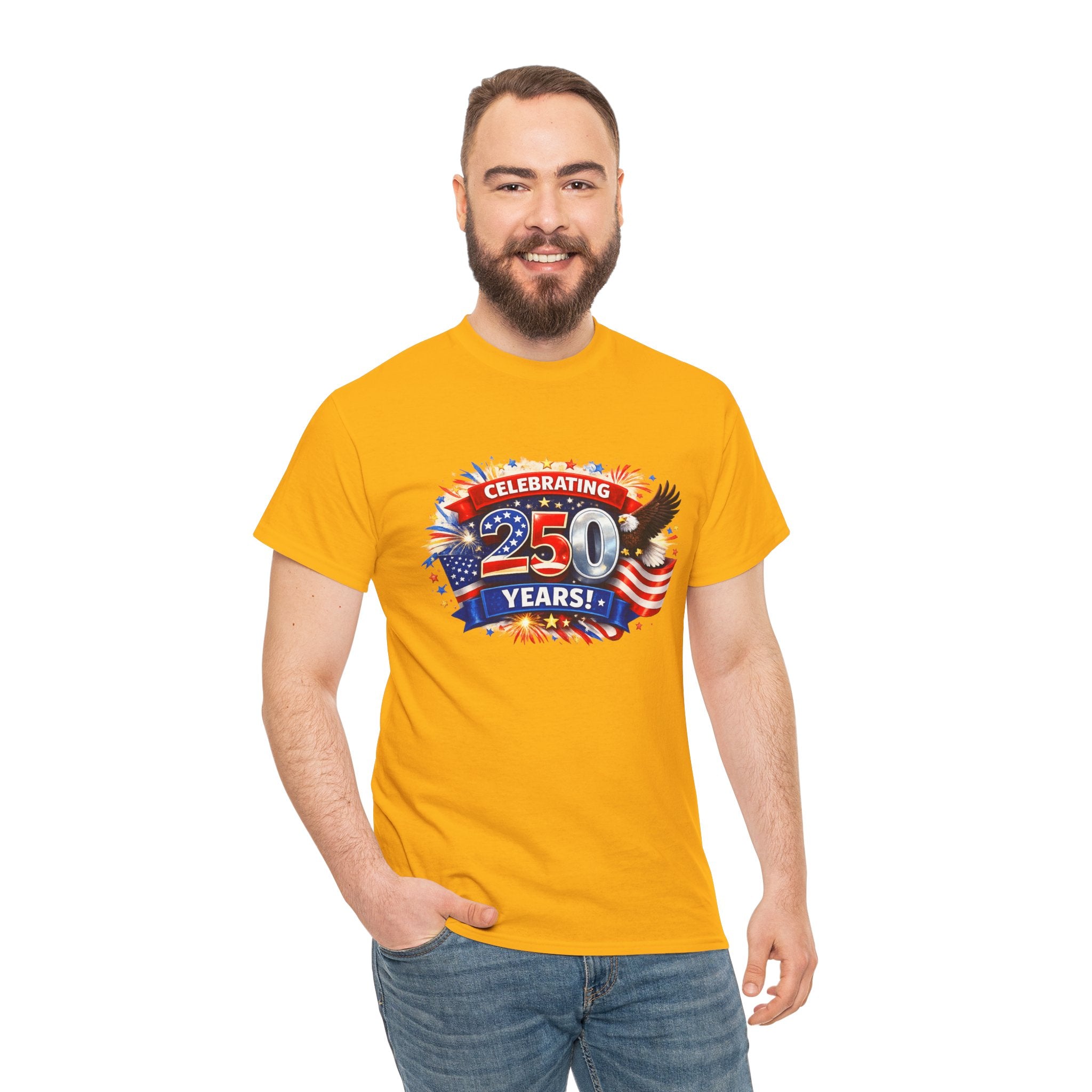 Celebrating 250 Years! Patriotic 250th Anniversary T-Shirt