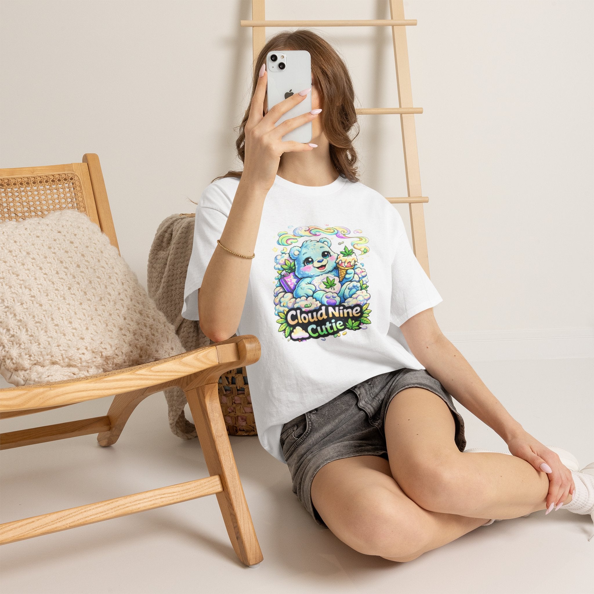 Cloud Nine Cutie Tee — Cute Cloud Puppy Graphic T-Shirt