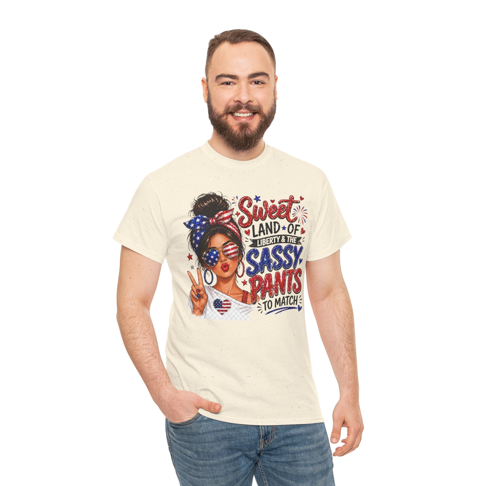 Patriotic 'Sweet Land of Liberty' Sassy Pants Tee