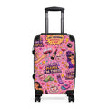 Pink Sassy Travel Suitcase – "Bitchy, Please I'm Tired" Patterned Carry-On