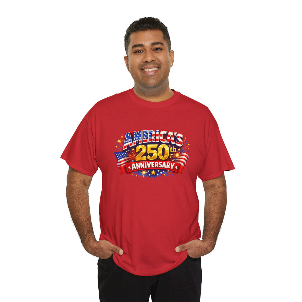 America's 250th Anniversary T-Shirt — Patriotic 4th of July Tee