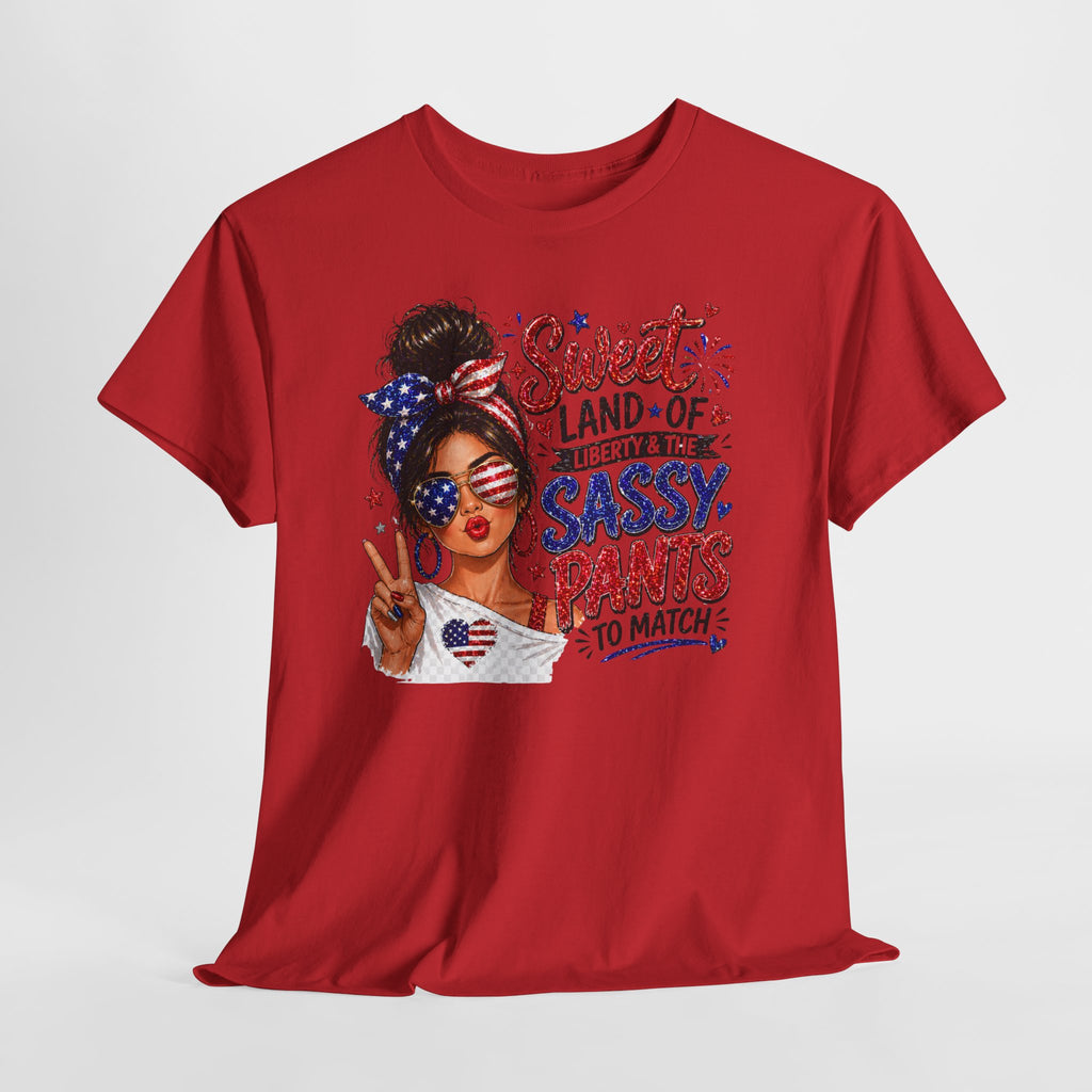 Patriotic 'Sweet Land of Liberty' Sassy Pants Tee