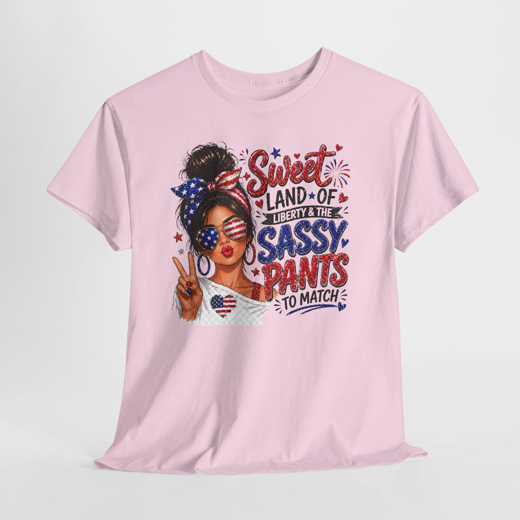 Patriotic 'Sweet Land of Liberty' Sassy Pants Tee