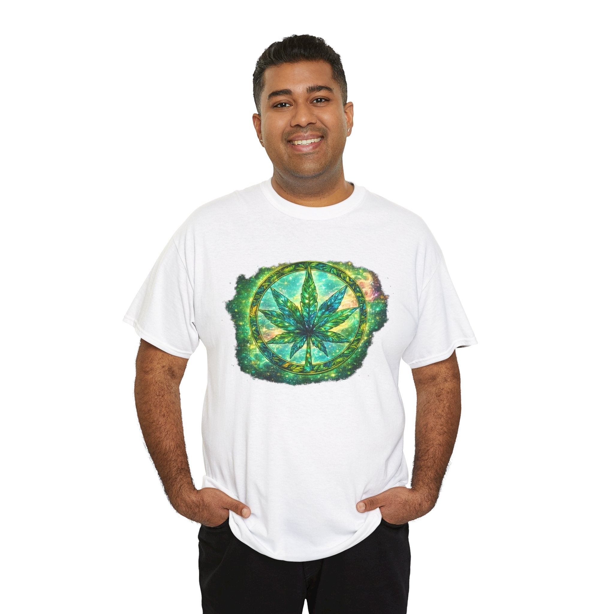 Marijuana Leaf Tie-Dye T-Shirt