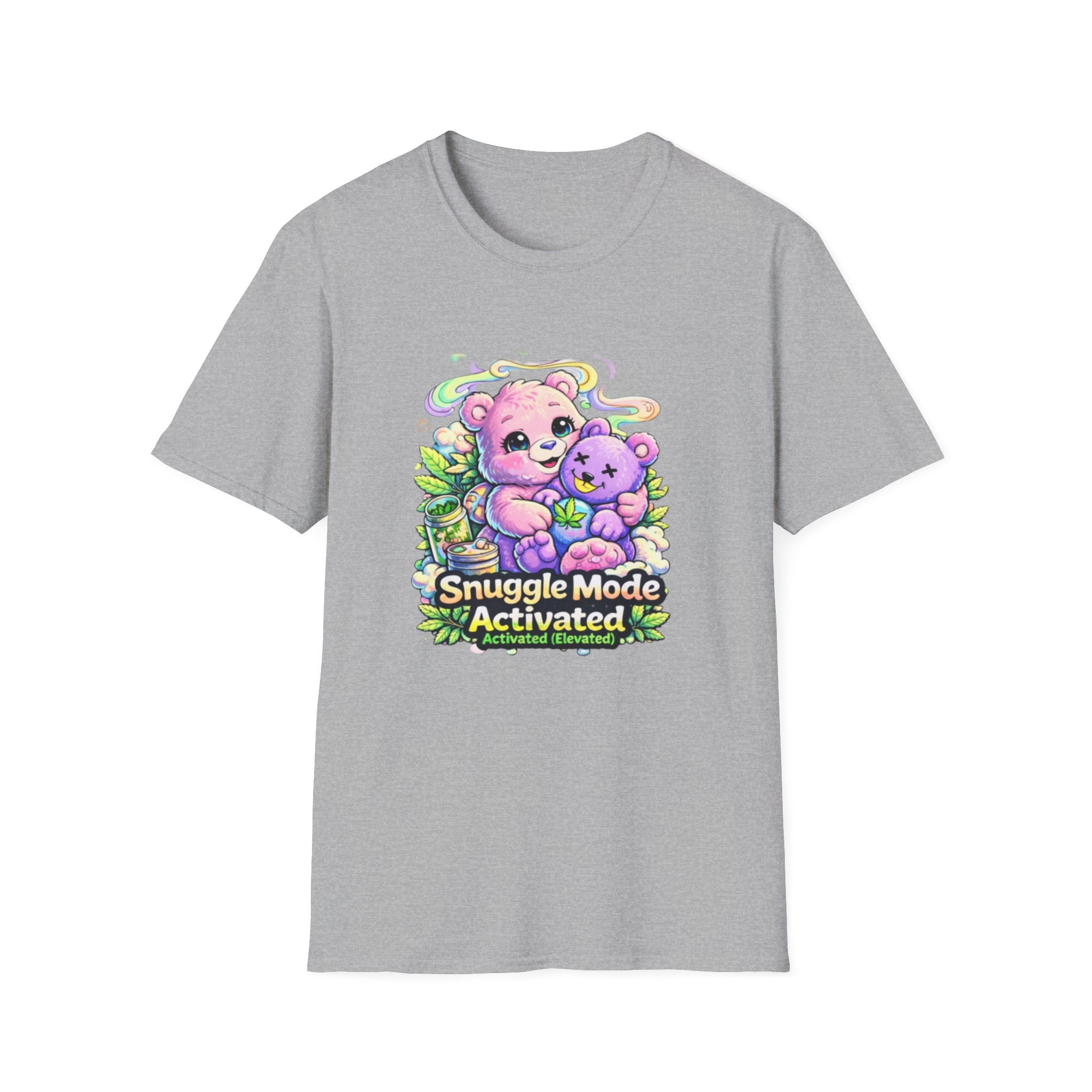 Snuggle Mode Activated T-Shirt — Cute Bear Cuddle Graphic Tee