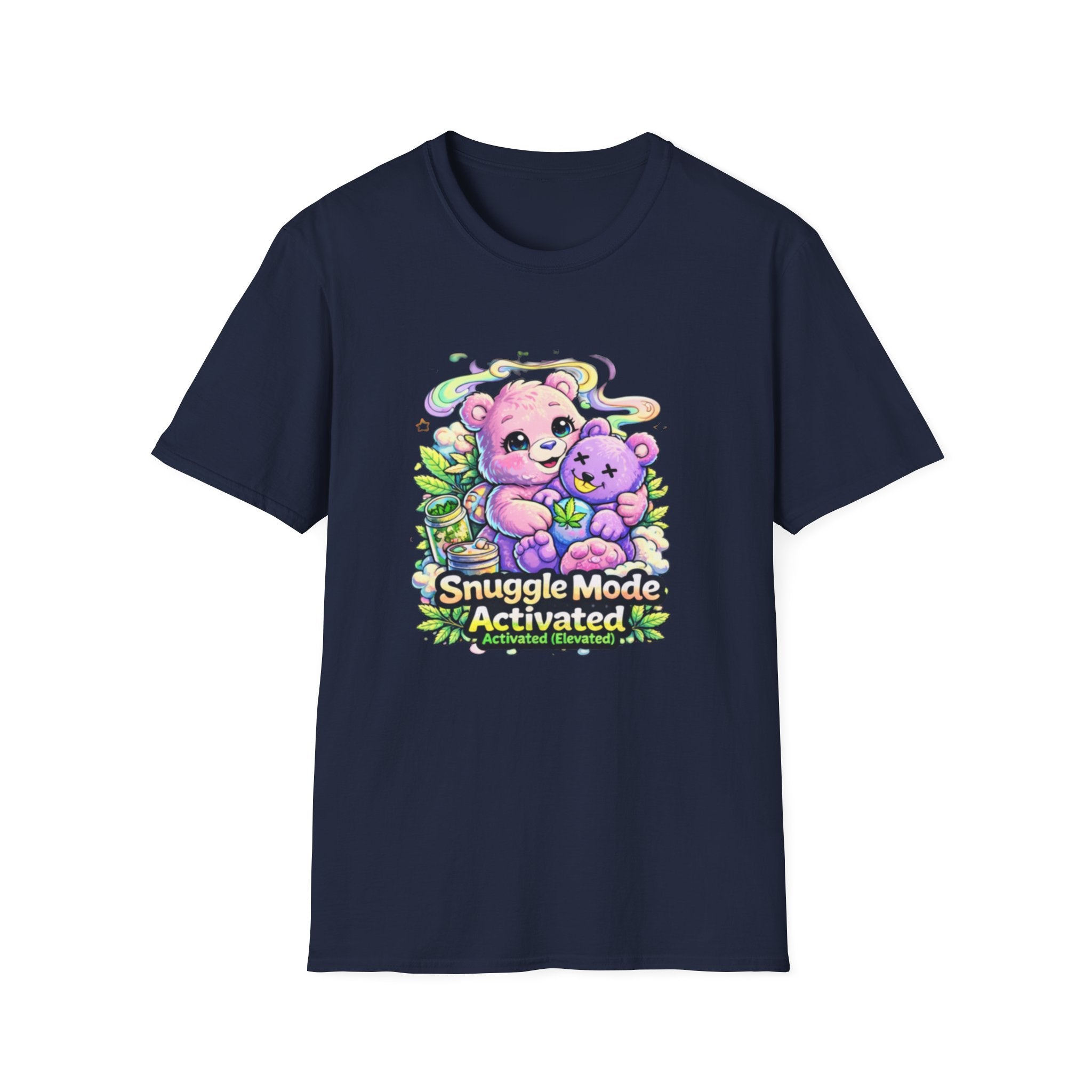 Snuggle Mode Activated T-Shirt — Cute Bear Cuddle Graphic Tee