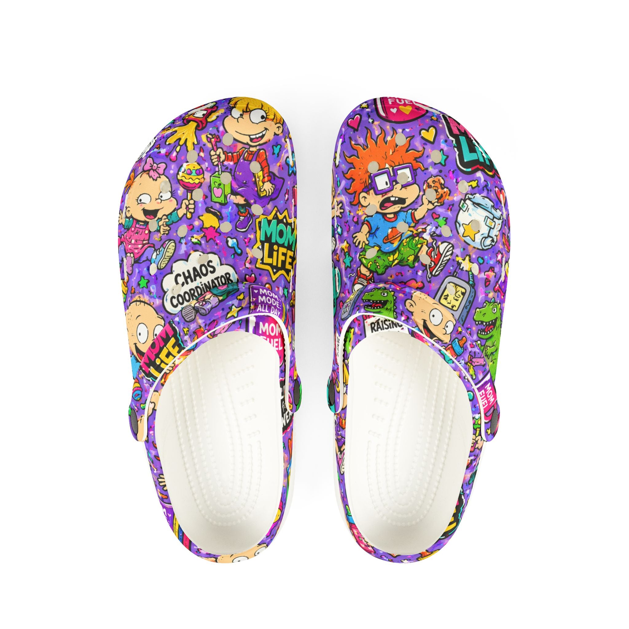 Cartoon Chaos EVA Clogs – Colorful Kids' Slip-On Foam Shoes