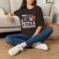 Petty & Patriotic T-Shirt — Funny American Flag Sunglasses Tee