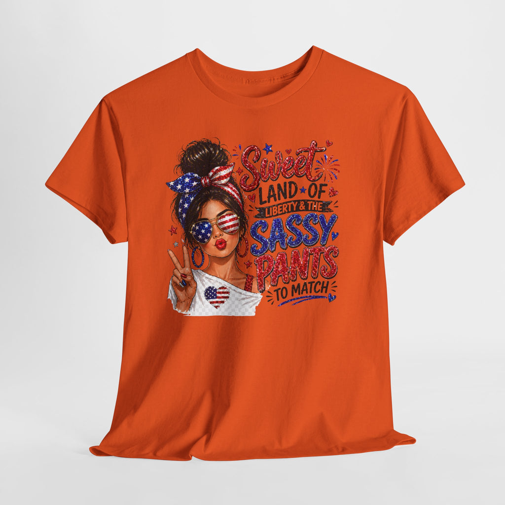 Patriotic 'Sweet Land of Liberty' Sassy Pants Tee