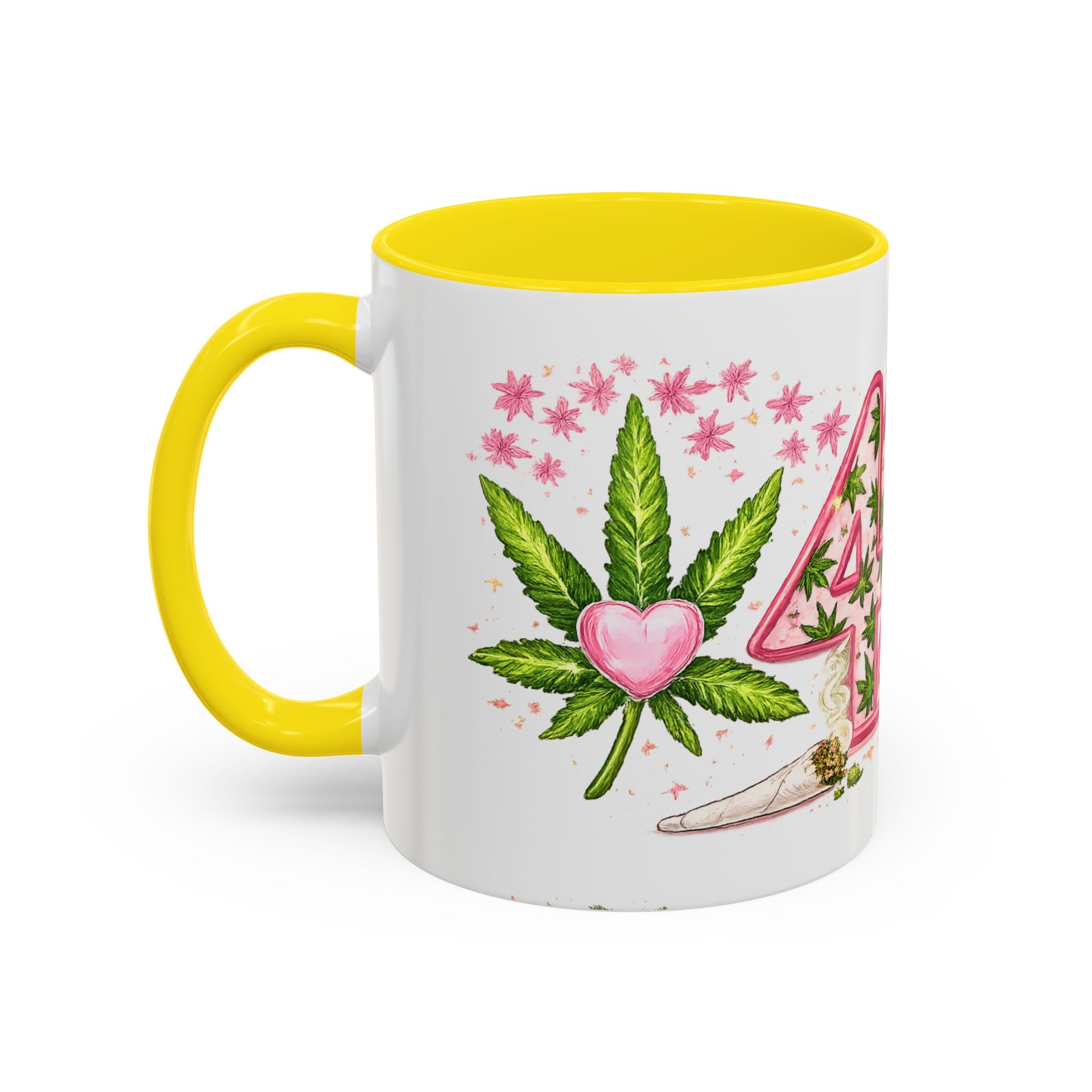 420 Cannabis Coffee Mug — 'Best Buds' Accent Tea Cup (11/15oz)