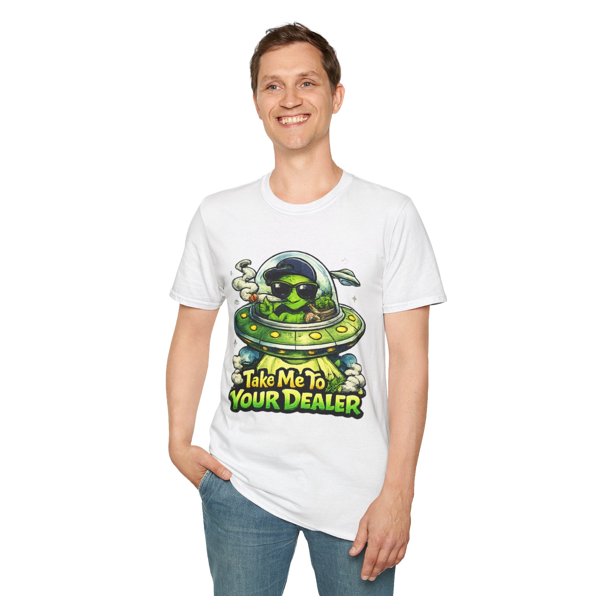Take Me To Your Dealer Alien T-Shirt