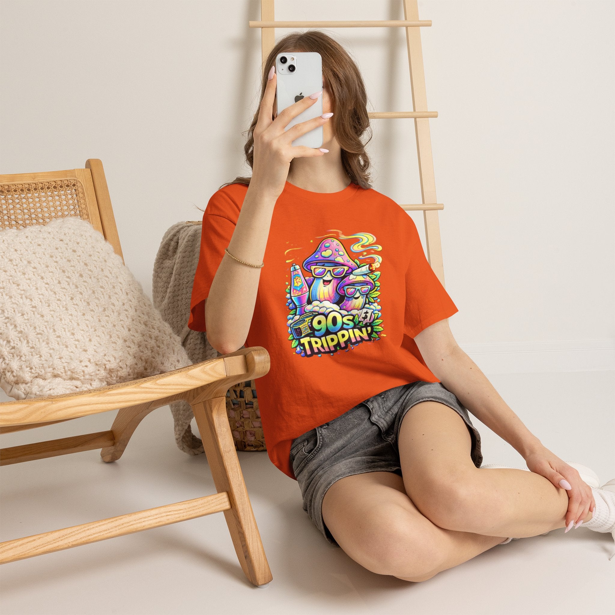90s Trippin' Mushroom Tee