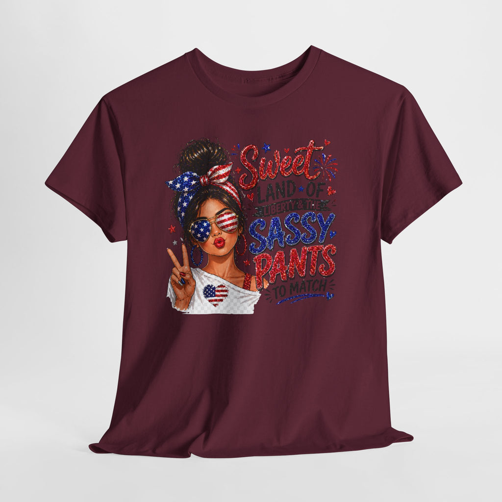 Patriotic 'Sweet Land of Liberty' Sassy Pants Tee