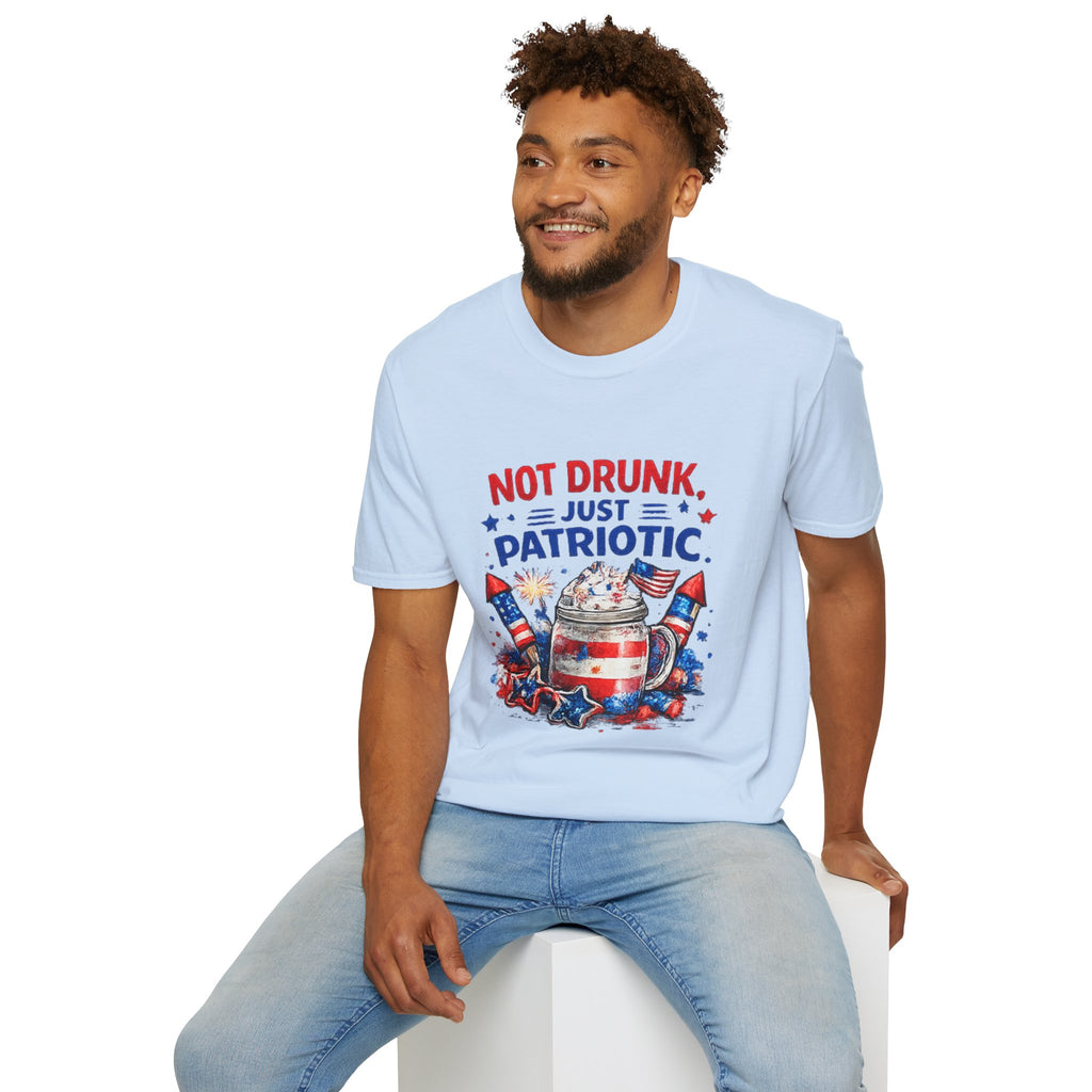 Patriotic 'Not Drunk, Just Patriotic' T-Shirt