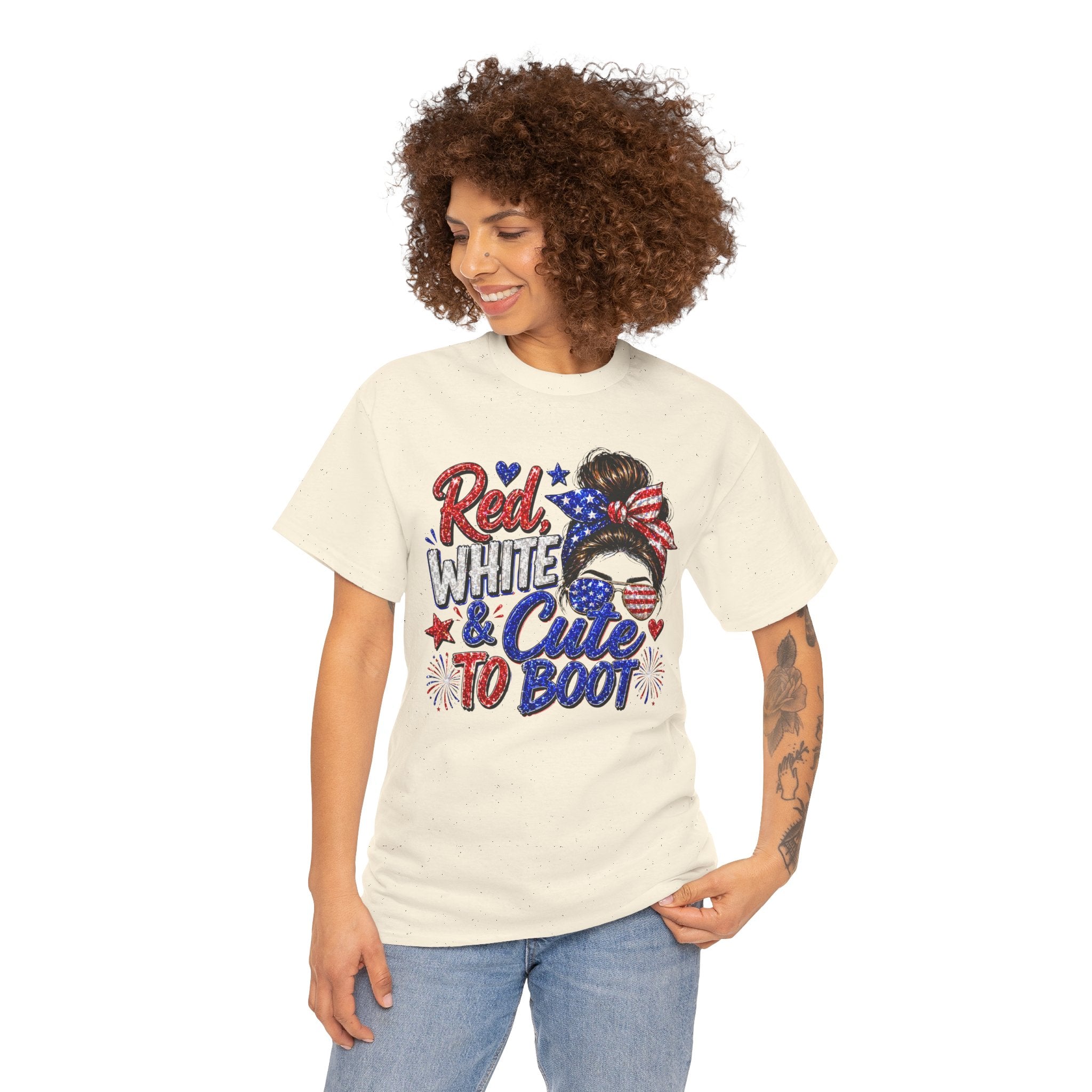 Patriotic 'Red White & Cute To Boot' Tee