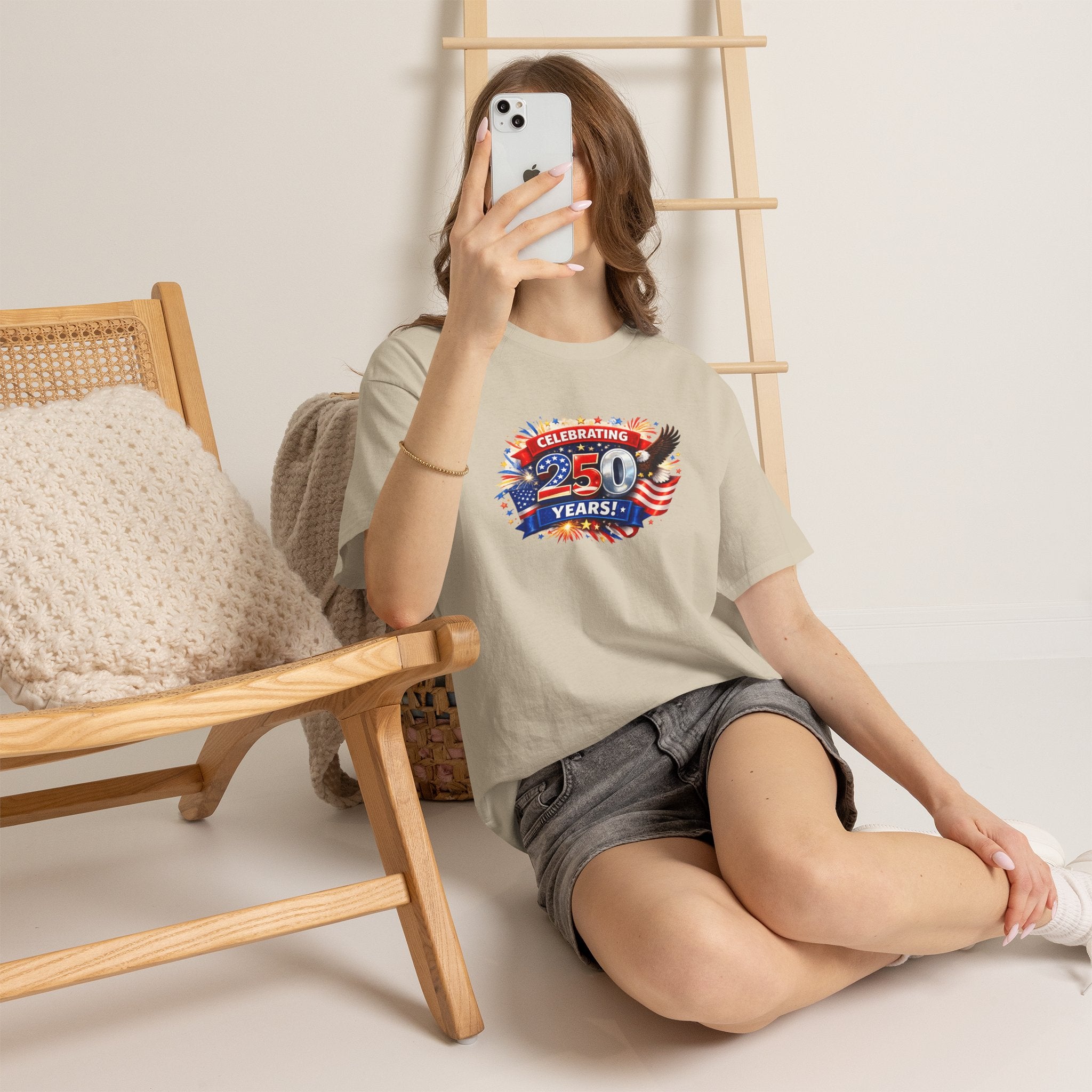 Celebrating 250 Years! Patriotic 250th Anniversary T-Shirt