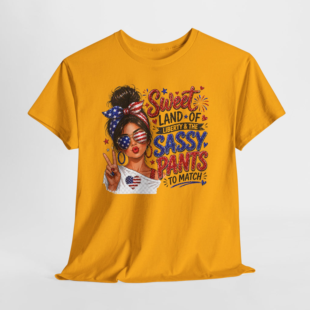 Patriotic 'Sweet Land of Liberty' Sassy Pants Tee