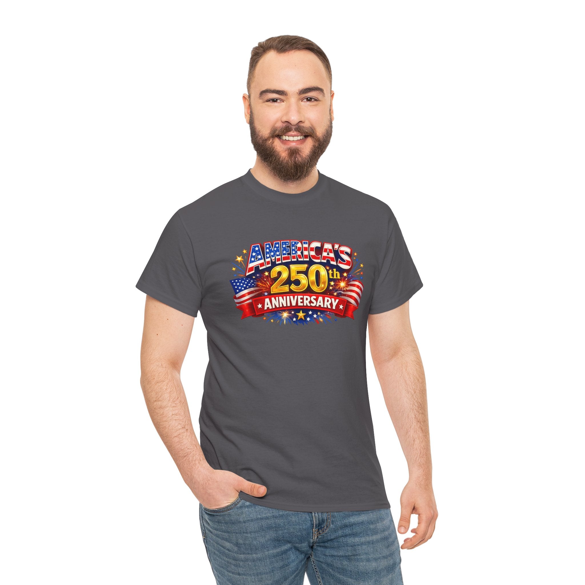 America's 250th Anniversary T-Shirt — Patriotic 4th of July Tee